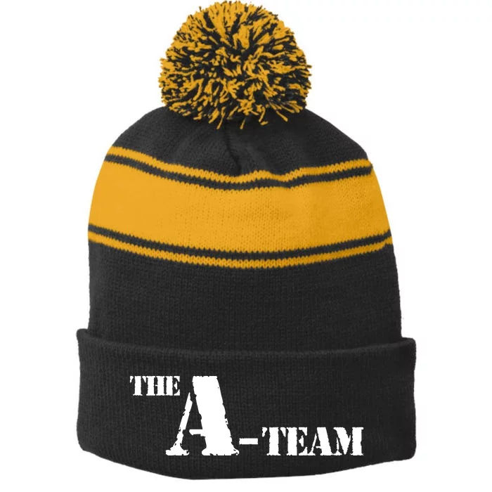 The A Team Classic Tv Show Stripe Pom Pom Beanie