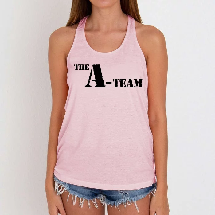 The A Team Classic Tv Show Women's Knotted Racerback Tank