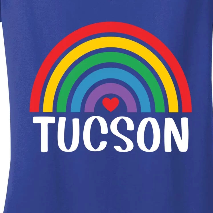 Tucson Arizona Travel I Love Tucson Usa Gift Women's V-Neck T-Shirt