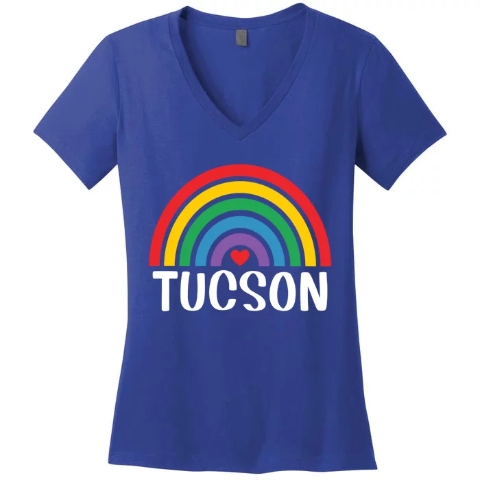 Tucson Arizona Travel I Love Tucson Usa Gift Women's V-Neck T-Shirt