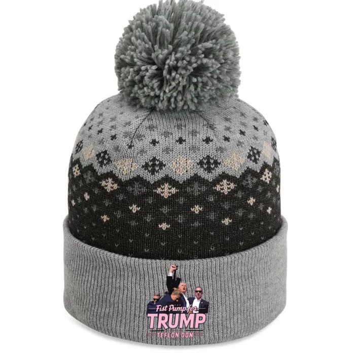 Trump Assassination Trump For President Donald Trump Rally The Baniff Cuffed Pom Beanie