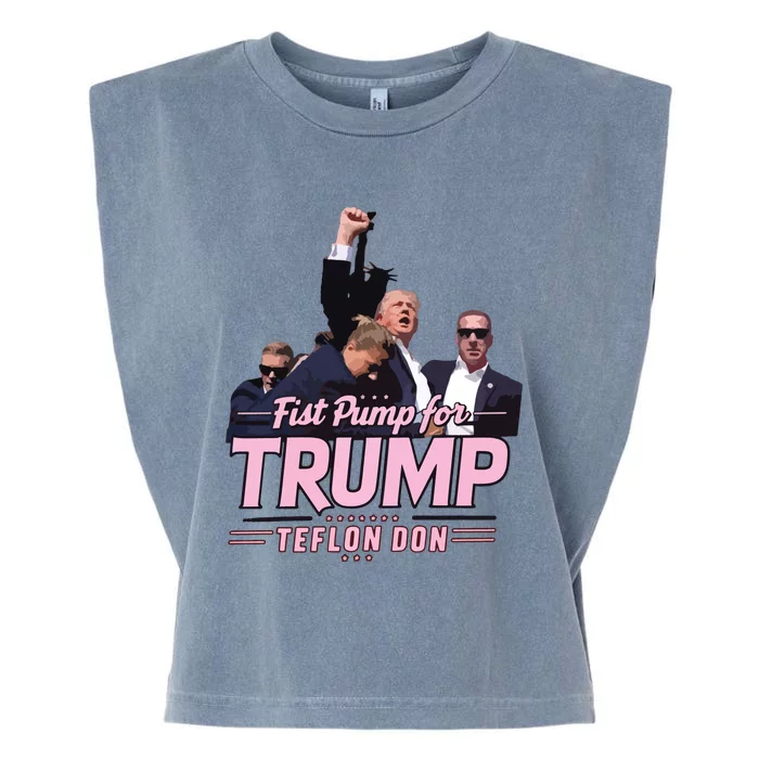 Trump Assassination Trump For President Donald Trump Rally Garment-Dyed Women's Muscle Tee