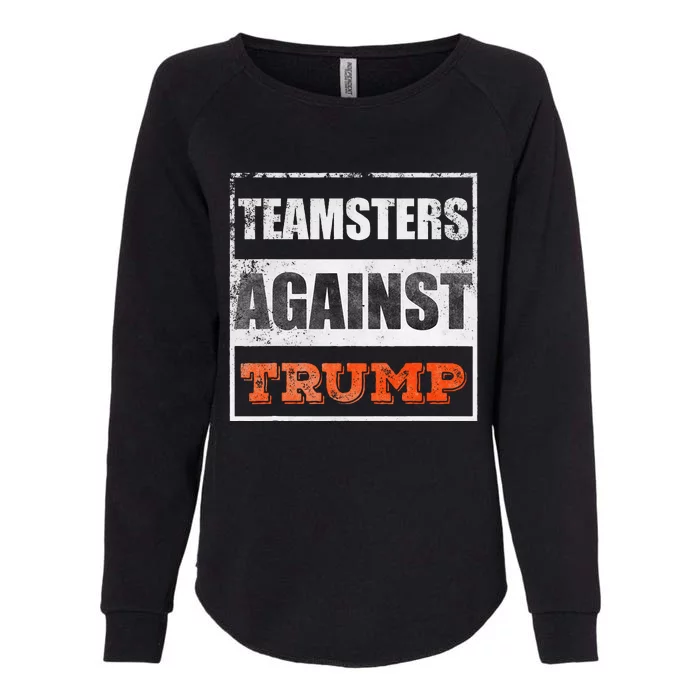 Teamsters Against Trump Womens California Wash Sweatshirt