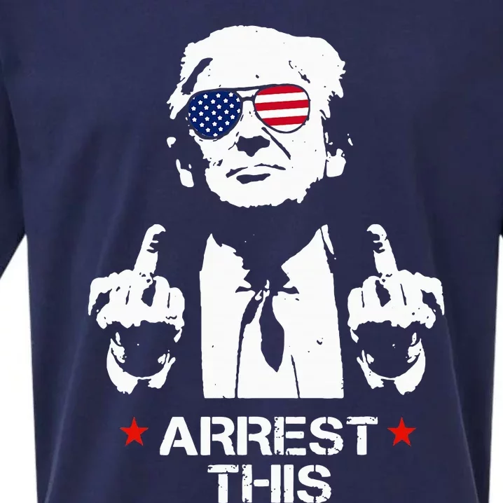 Trump Arrest This Sueded Cloud Jersey T-Shirt