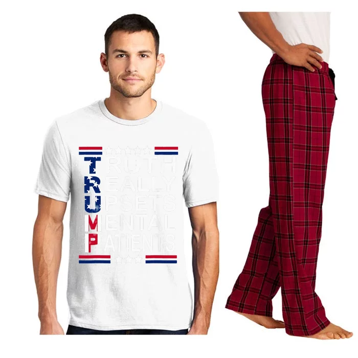 Trump Apparel Truth Really Upsets Mental Patients Pajama Set