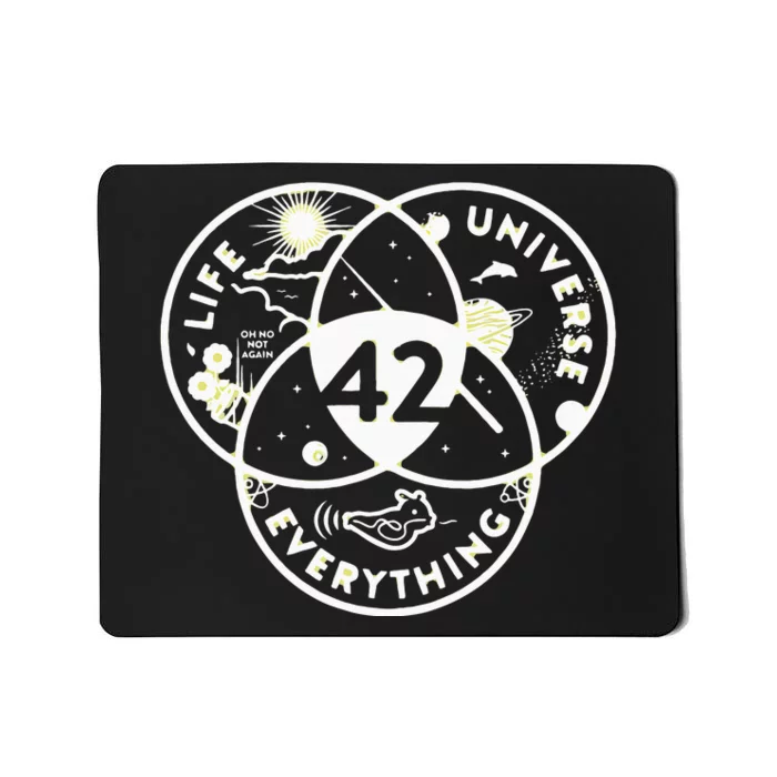 The Answer To Life The Universe And Everything 42 Mousepad