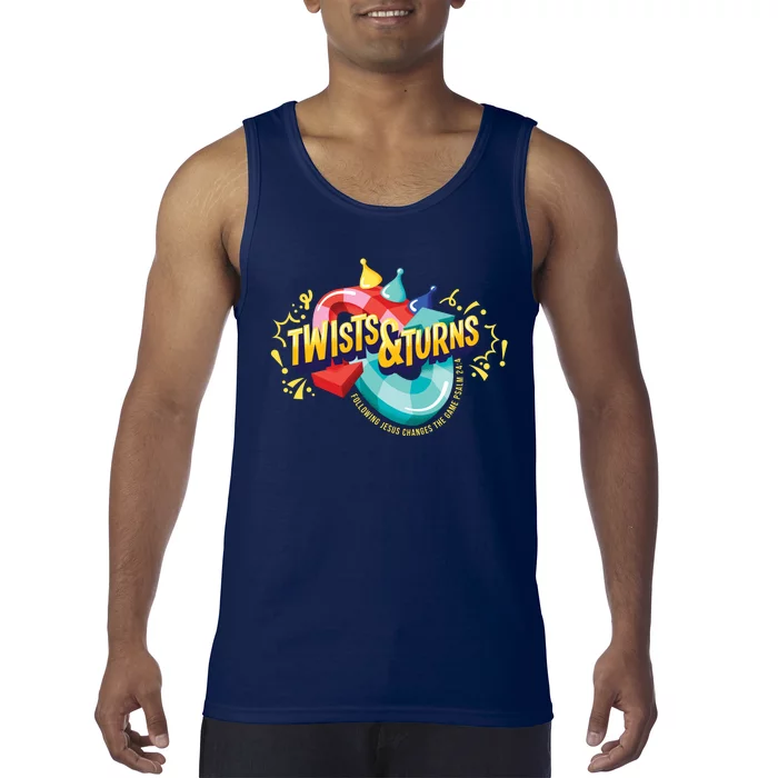 Twist And Turns Fowling Jesus Changes The Game Tank Top