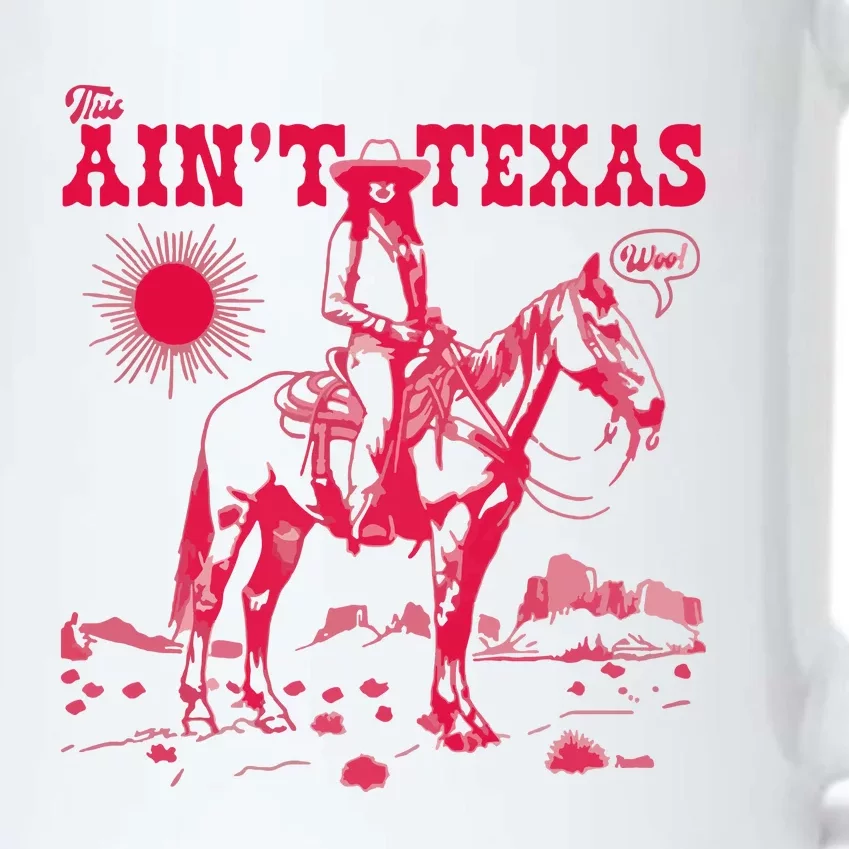 This AinT Texas  Cowgirl Black Color Changing Mug