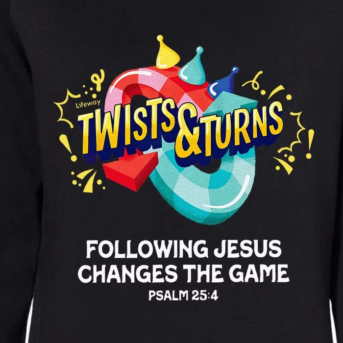 Twists And Turns VBS Vibes Christian Games Womens California Wash Sweatshirt