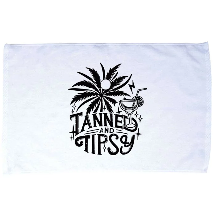 Tanned And Tipsy Microfiber Hand Towel