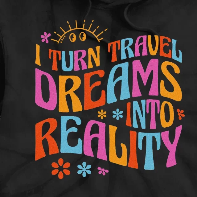 Travel Agency Travel Agent Tie Dye Hoodie