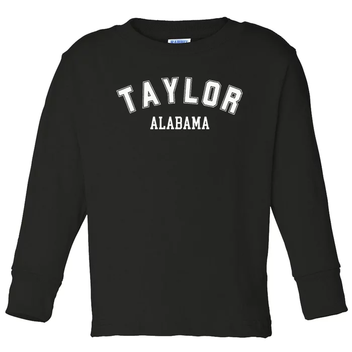 Taylor Alabama Toddler Long Sleeve Shirt