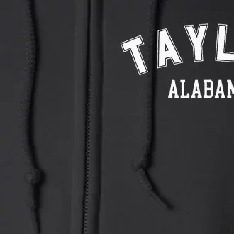 Taylor Alabama Full Zip Hoodie