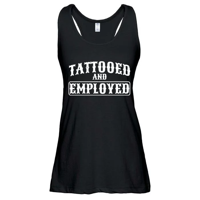 Tattooed And Employed Ladies Essential Flowy Tank