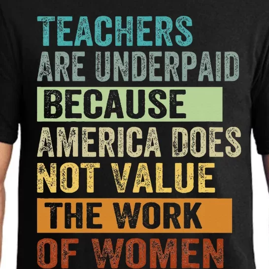 Teachers Are Underpaid Because America Does Not Value Pajama Set