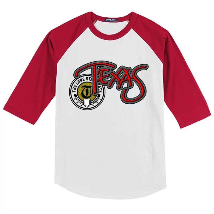 Texas Athletic Urban Logo Kids Colorblock Raglan Jersey