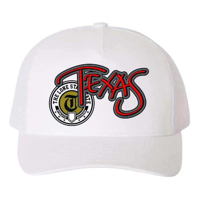 Texas Athletic Urban Logo Yupoong Adult 5-Panel Trucker Hat