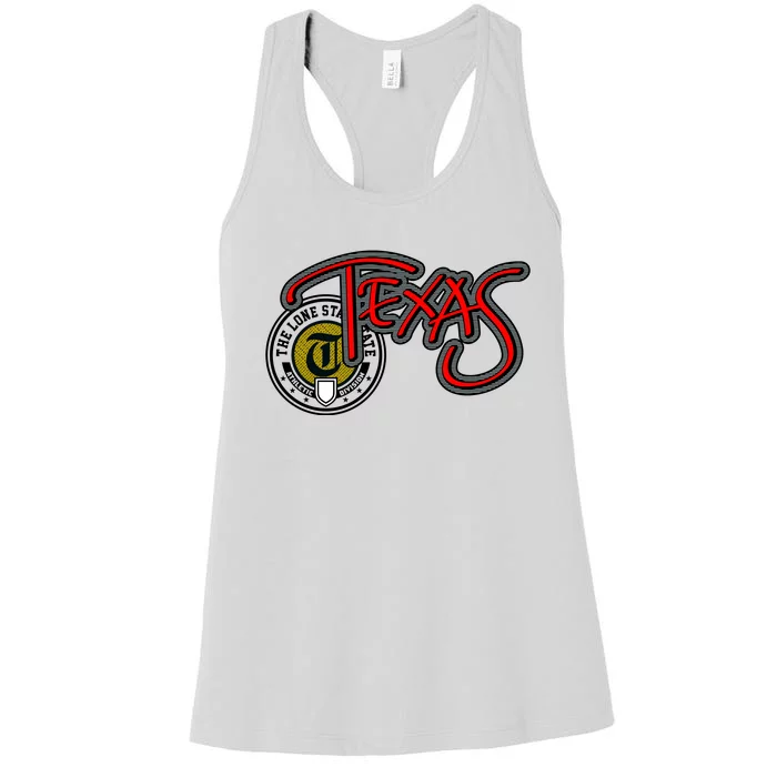 Texas Athletic Urban Logo Women's Racerback Tank