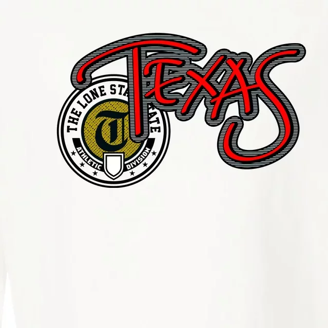 Texas Athletic Urban Logo Cropped Pullover Crew