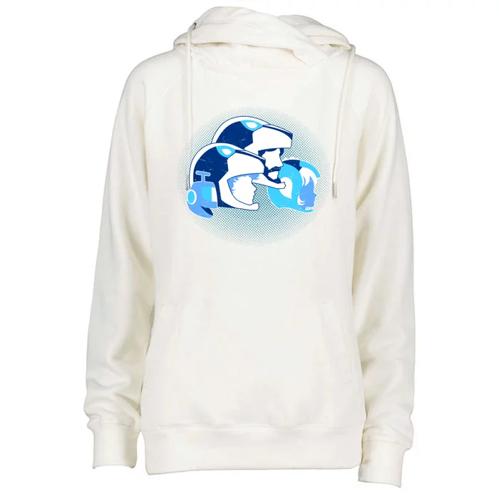 Travel Among Unknown Stars Womens Funnel Neck Pullover Hood