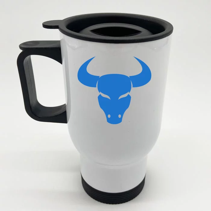 Taurus Astrological Zodiac Sign Front & Back Stainless Steel Travel Mug