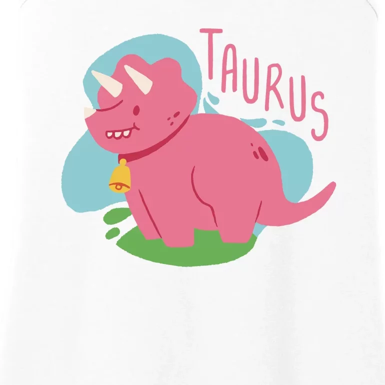 Taurus Dinosaur Ladies Essential Tank