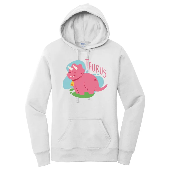 Taurus Dinosaur Women's Pullover Hoodie