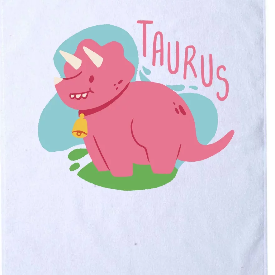 Taurus Dinosaur Platinum Collection Golf Towel