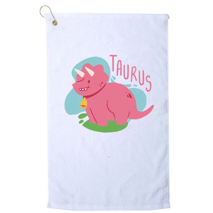 Taurus Dinosaur Platinum Collection Golf Towel