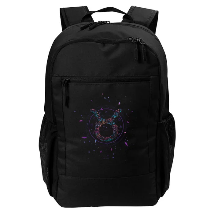 Taurus Floral Zodiac Daily Commute Backpack