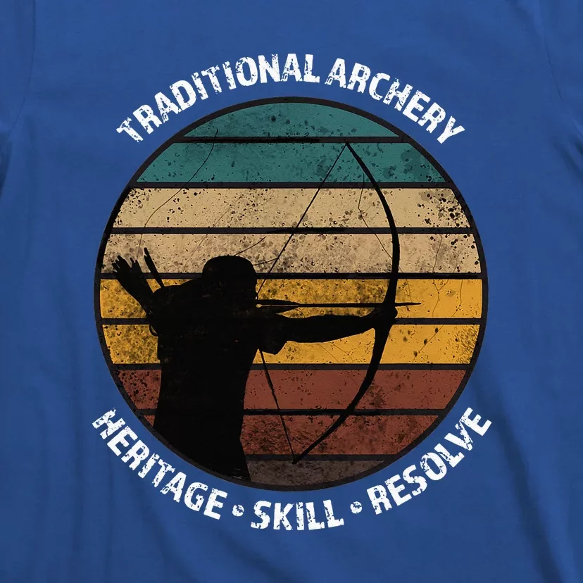 Traditional Archery Vintage Trad Bow Archers T-Shirt