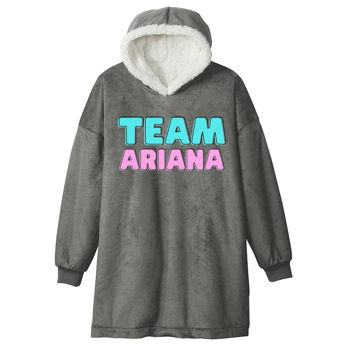 Team Ariana Vintage Design Hooded Wearable Blanket