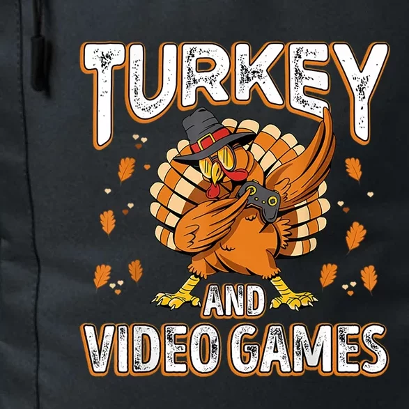 Turkey And Video Games Thanksgiving Gamer Gift Daily Commute Backpack