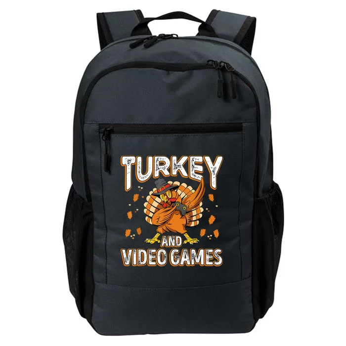 Turkey And Video Games Thanksgiving Gamer Gift Daily Commute Backpack