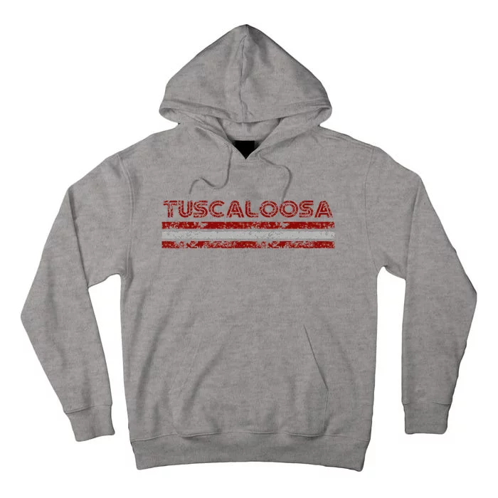 Tuscaloosa Alabama Vintage Weathered Tall Hoodie