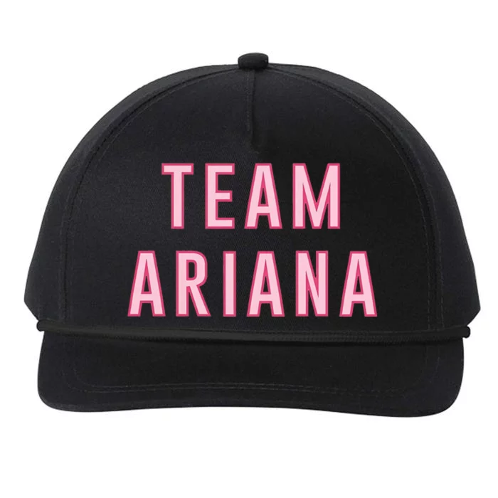 Team Ariana Vanderpump Rules Snapback Five-Panel Rope Hat