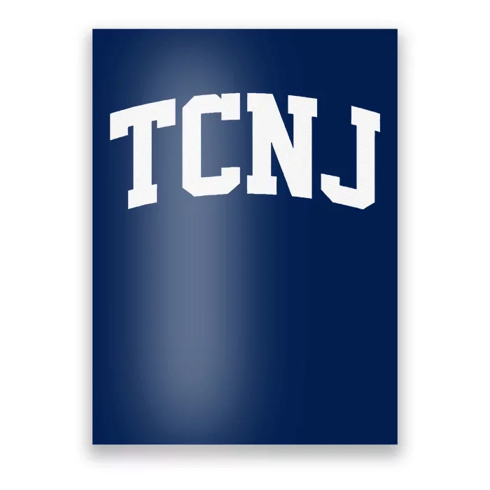 Tcnj Arch Vintage Retro College Athletic Sports Poster