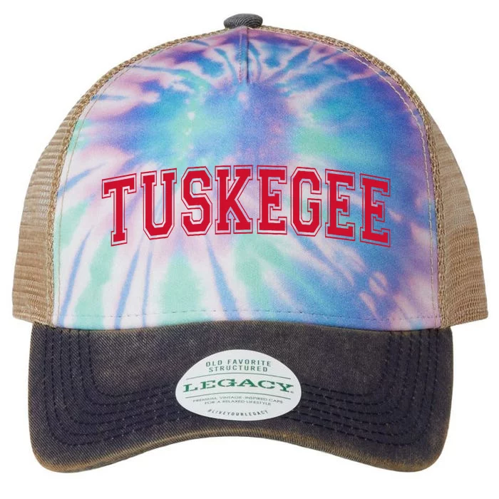 Tuskegee Alabama Varsity Style Arched Legacy Tie Dye Trucker Hat