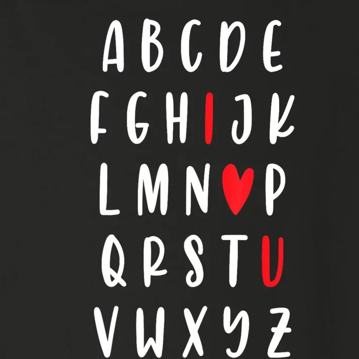 Teacher Alphabet ValentineS Day Abc Toddler Long Sleeve Shirt