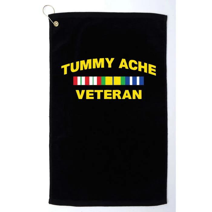 Tummy Ache Veteran Platinum Collection Golf Towel