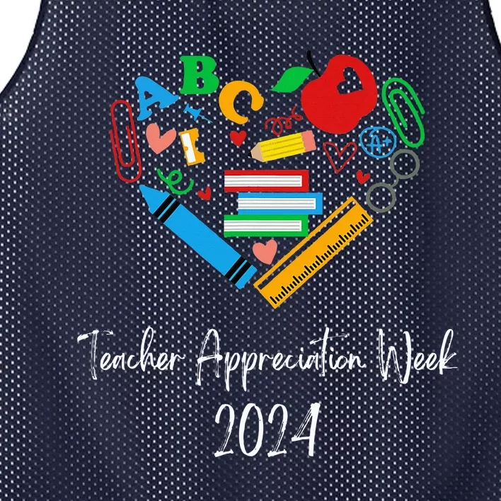 Teacher Appreciation Week 2024 Mesh Reversible Basketball Jersey Tank