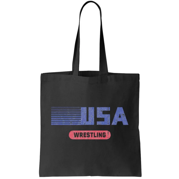 Team American Wrestling Vintage Tote Bag