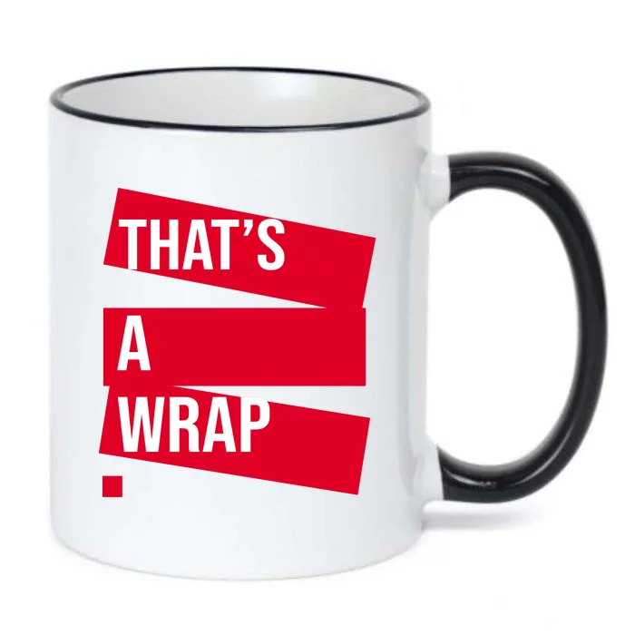 That's A Wrap Black Color Changing Mug