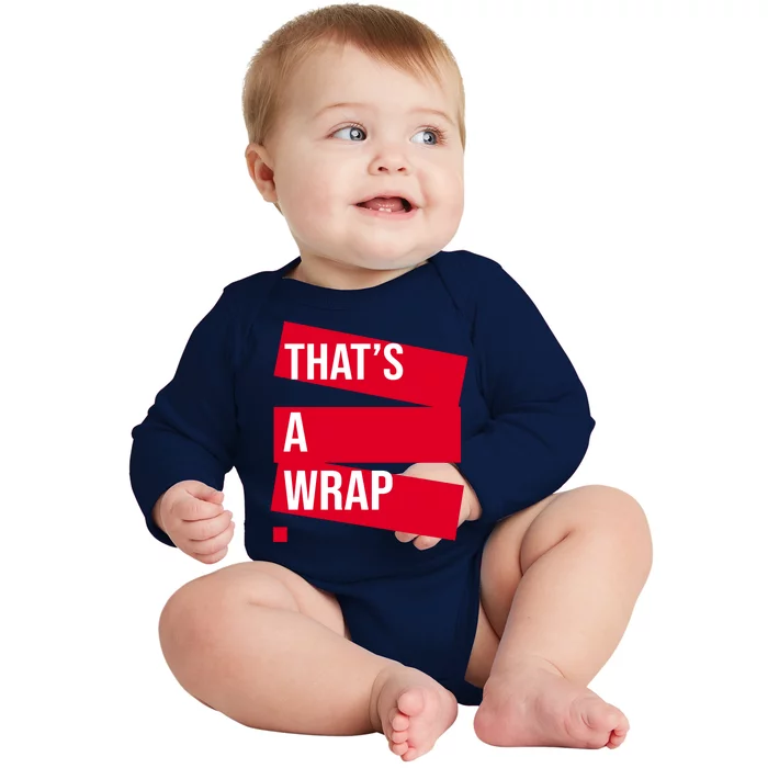 That's A Wrap Baby Long Sleeve Bodysuit