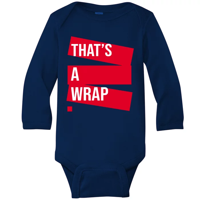 That's A Wrap Baby Long Sleeve Bodysuit