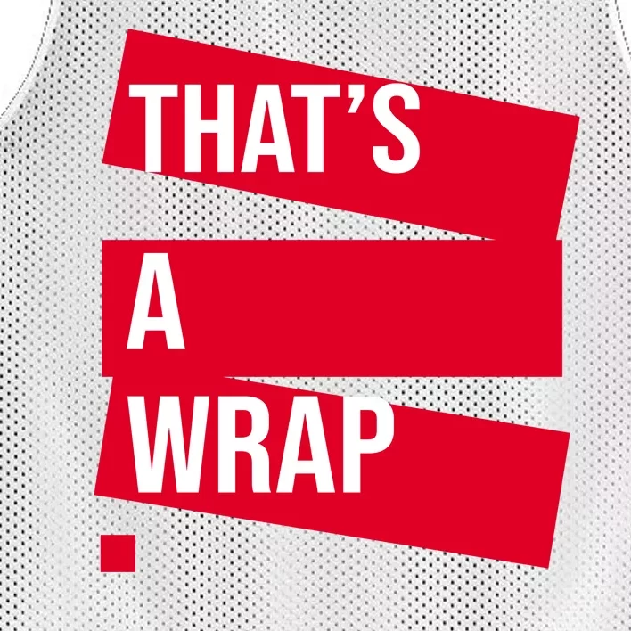 That's A Wrap Mesh Reversible Basketball Jersey Tank