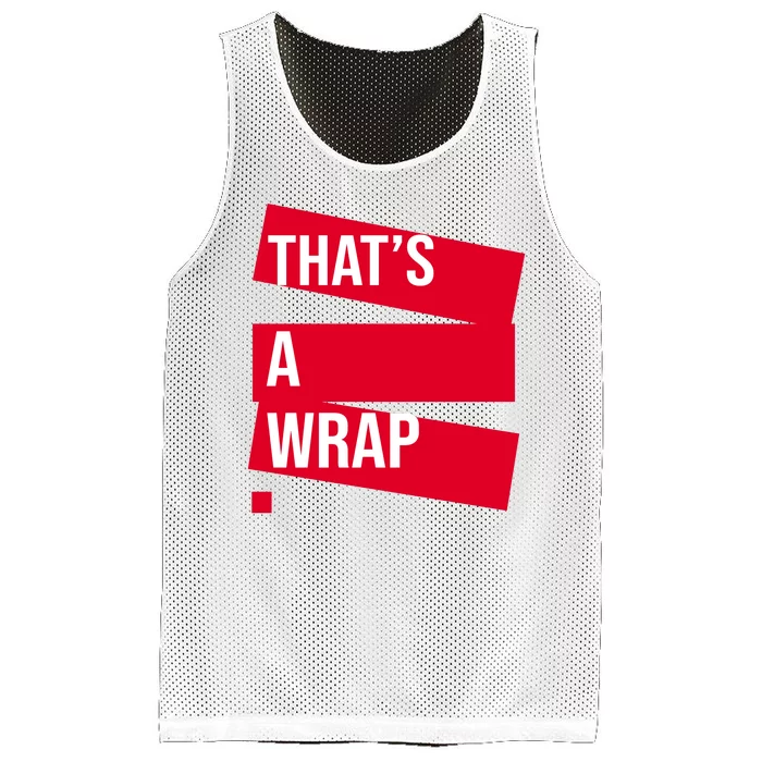 That's A Wrap Mesh Reversible Basketball Jersey Tank