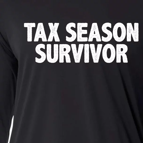 Tax Season Survivor Cooling Performance Long Sleeve Crew