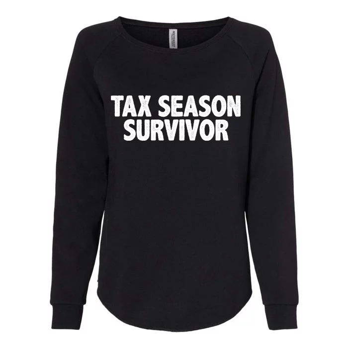 Tax Season Survivor Womens California Wash Sweatshirt