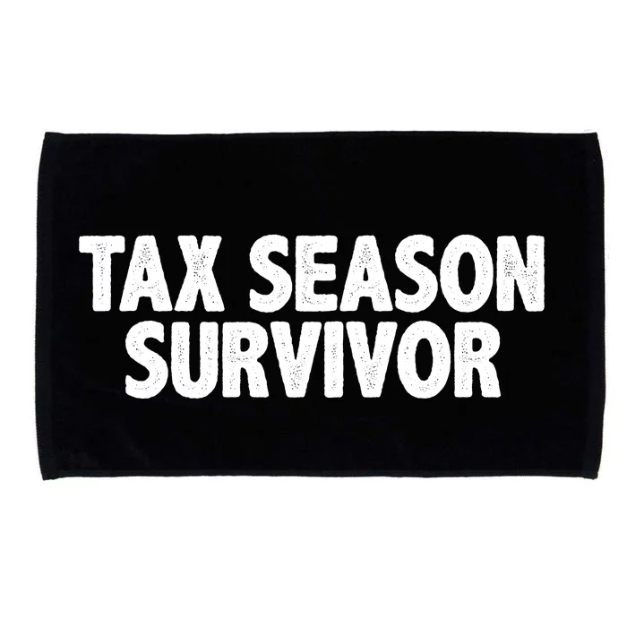 Tax Season Survivor Microfiber Hand Towel